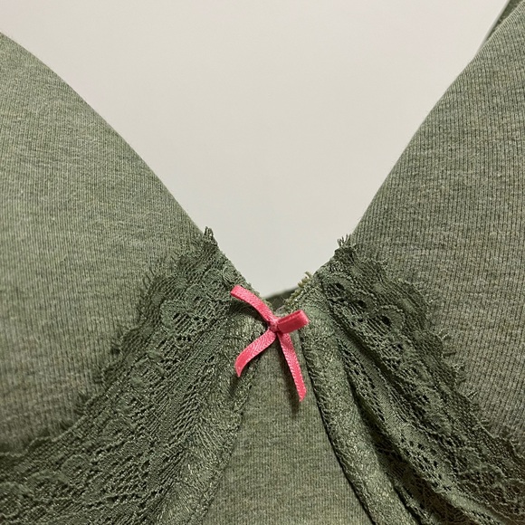 Cacique Lightly Lined T Shirt Bra Green Size 44DD - Picture 3 of 11